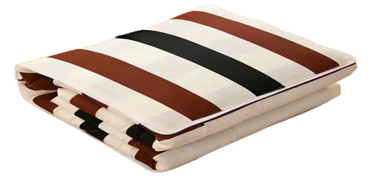 Couverture chauffante sans fil pliable en coussin