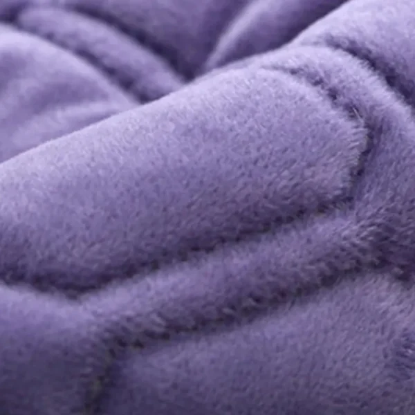 Couverture chaude de lit en velours