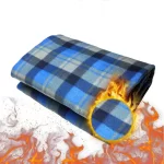 Couverture chauffante voiture bleue 12V 145cmx100cm