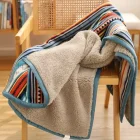 Couverture chaude style bohème
