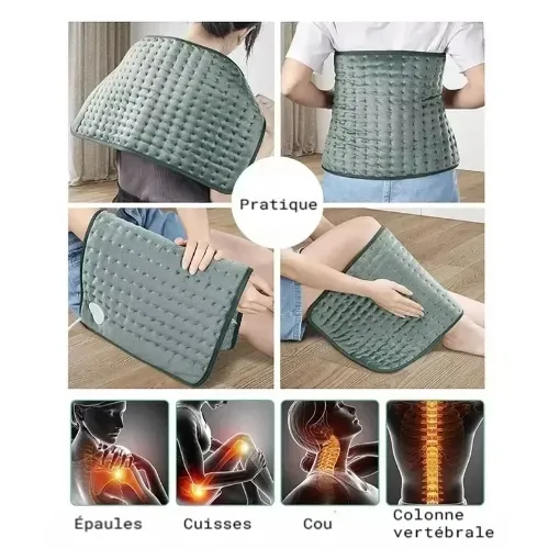 Couverture chauffante dos et articulation du corps
