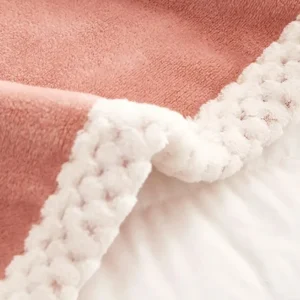Couverture chaude en velours